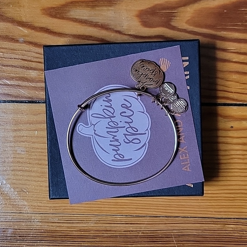 Alex and Ani Rose Gold Bracelet "Pumpkin Spice"